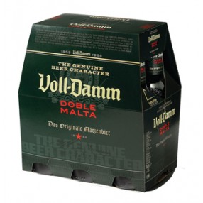 VOLL-DAMM Cerveza doble malta pack 6 x 25 cl